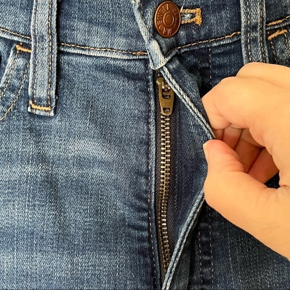 Madewell Tall Roadtripper Jeans Women’s Size 25T High Rise Bosner Wash Stretch - Picture 10 of 14